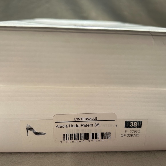 L'intervalle Alecia Nude Patent heels pumps - Picture 5 of 7